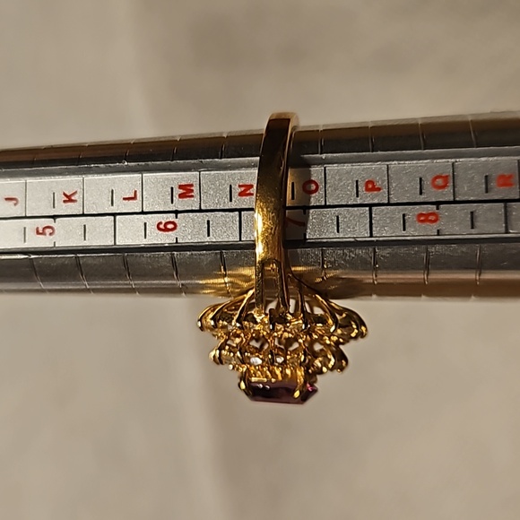 Vintage rhinestone ring - Picture 5 of 5